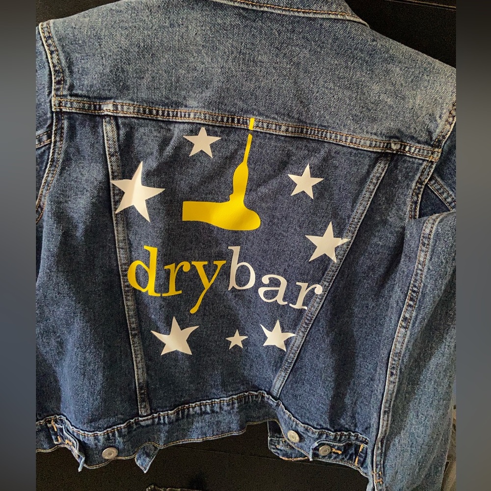 One of a kind drybar jean jacket